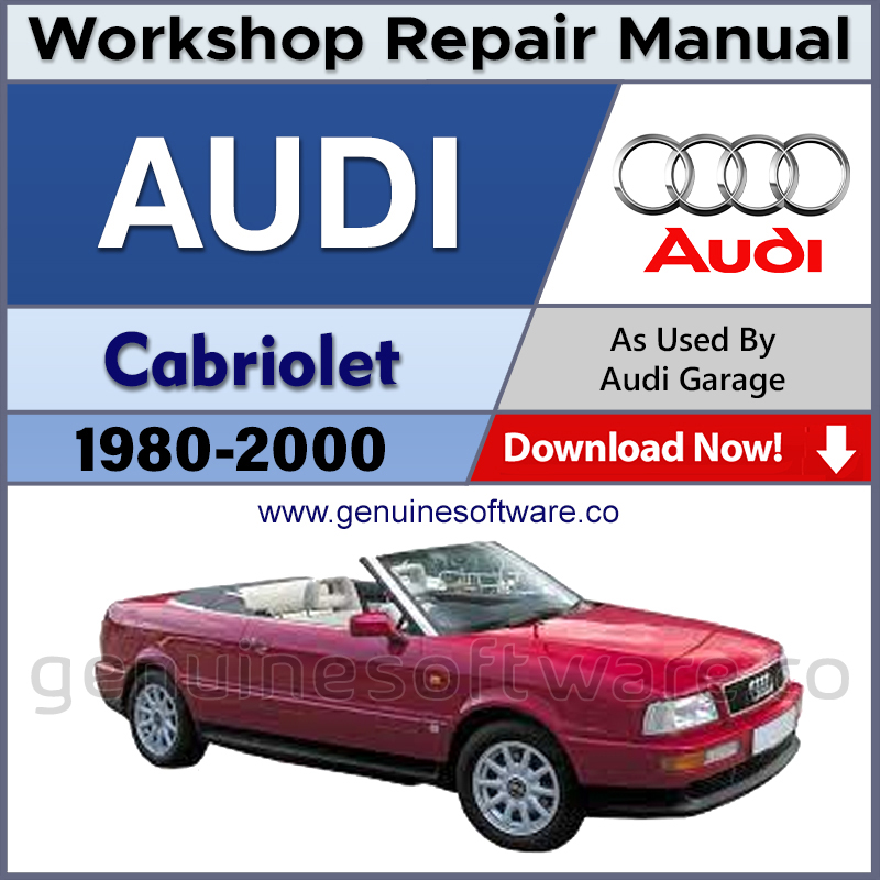Audi Cabriolet Automotive Workshop Repair Manual - Audi Repair Software & Wiring Diagrams