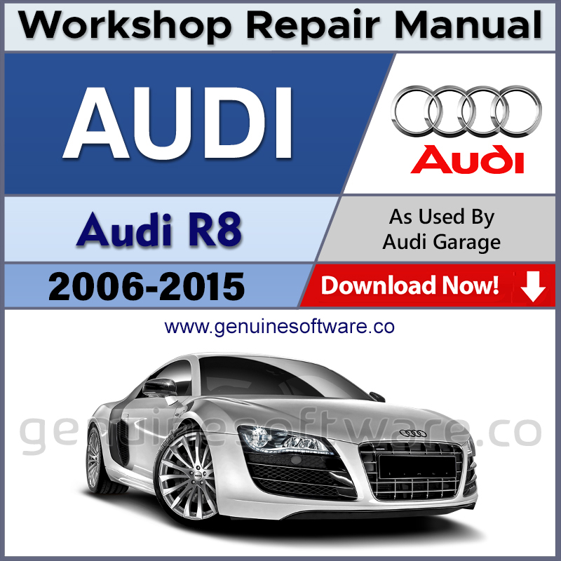 Audi R8 Automotive Workshop Repair Manual - Audi Repair Software & Wiring Diagrams