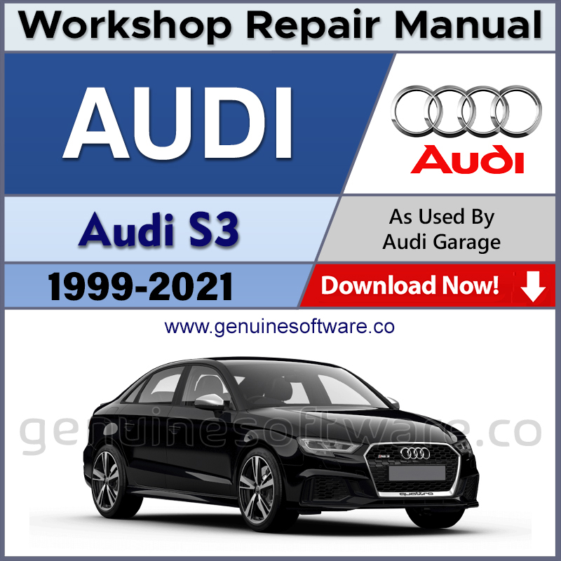 Audi S3 Automotive Workshop Repair Manual - Audi Repair Software & Wiring Diagrams