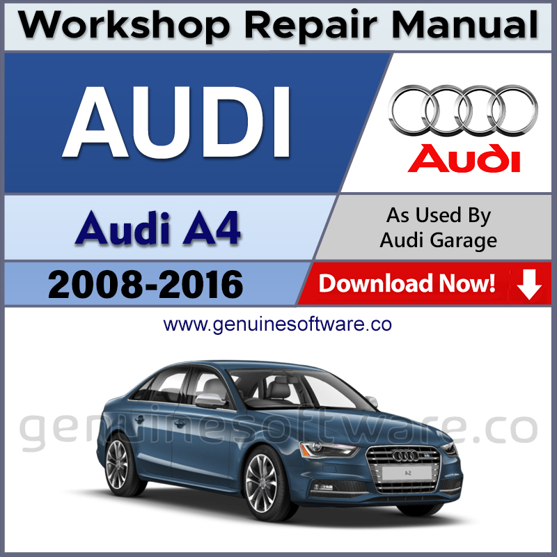 Audi A4 Automotive Workshop Repair Manual - Audi Repair Software & Wiring Diagrams
