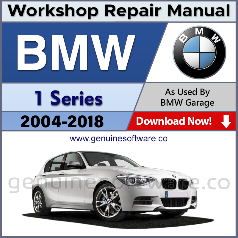BMW 1 Automotive Workshop Repair Manual - BMW 1 Repair Software & Wiring Diagrams