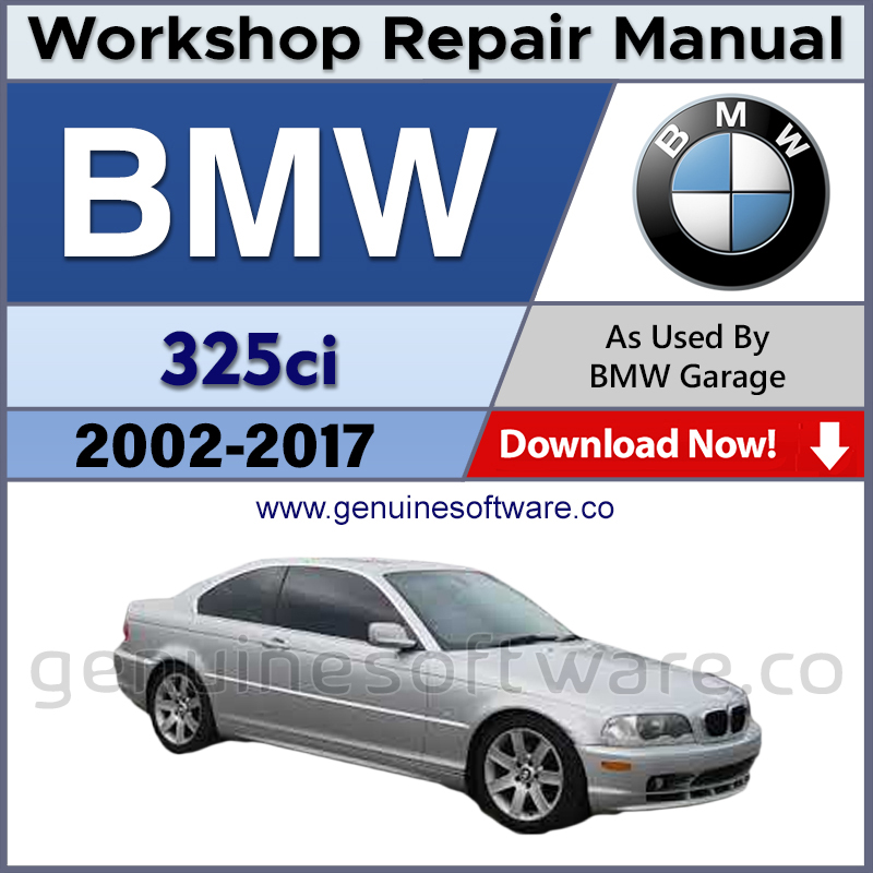 BMW 325Ci Automotive Workshop Repair Manual - BMW 325Ci Repair Software & Wiring Diagrams