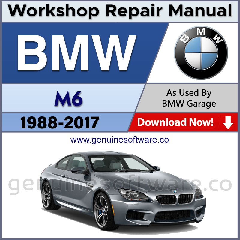 BMW M6 Repair Manual & Wiring Diagrams