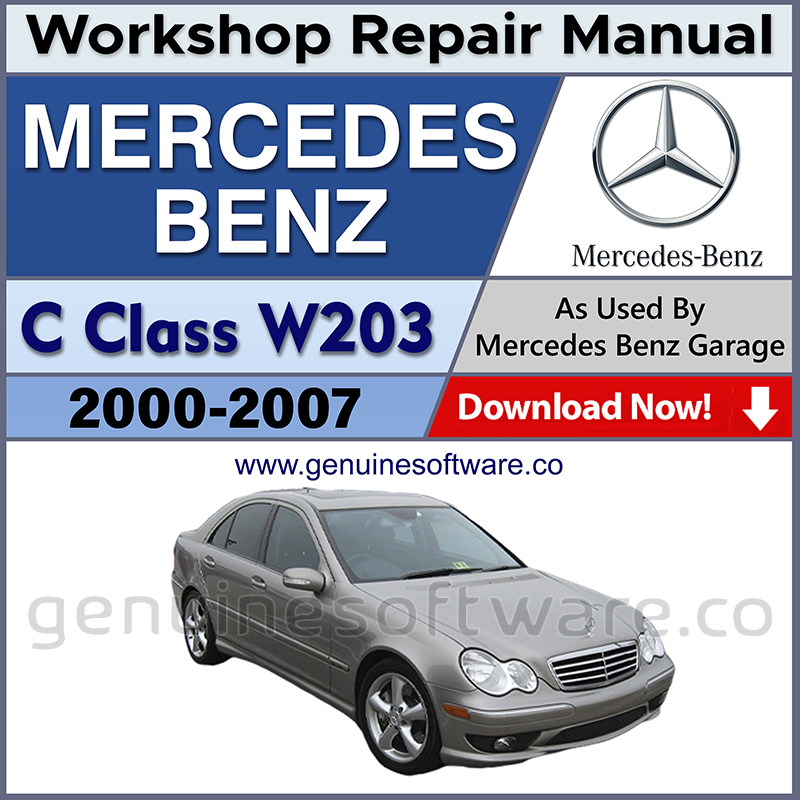 Mercedes C Class W203 Automotive Workshop Repair Manual - Mercedes Repair Software & Wiring Diagrams