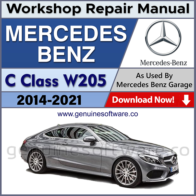 Mercedes C Class W205 Automotive Workshop Repair Manual - Mercedes Repair Software & Wiring Diagrams