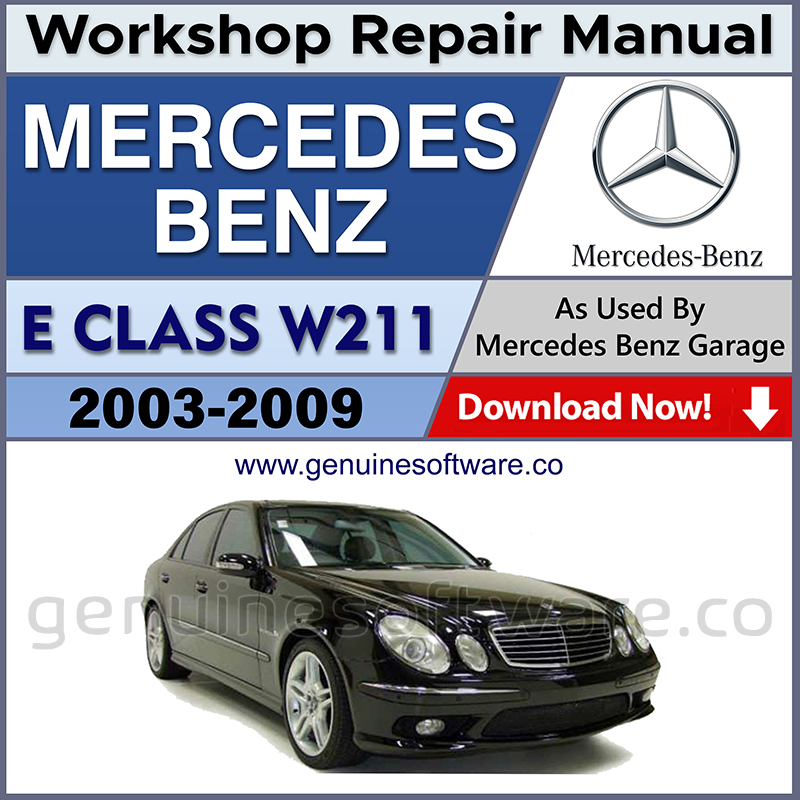 W211 REPAIR MANUAL visual data 2