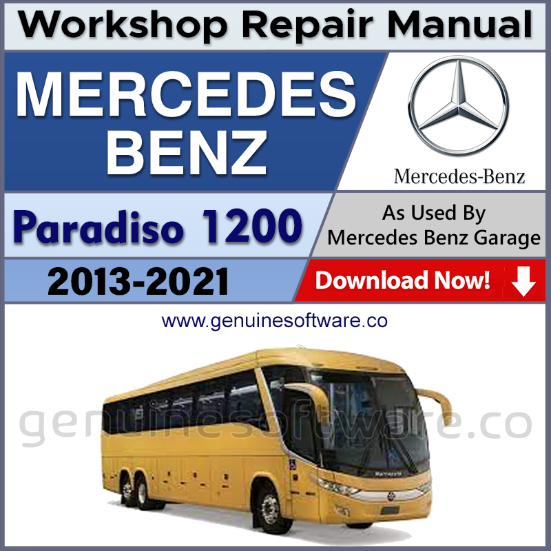 Mercedes Paradiso 1200 Automotive Workshop Repair Manual - Mercedes Repair Software & Wiring Diagrams