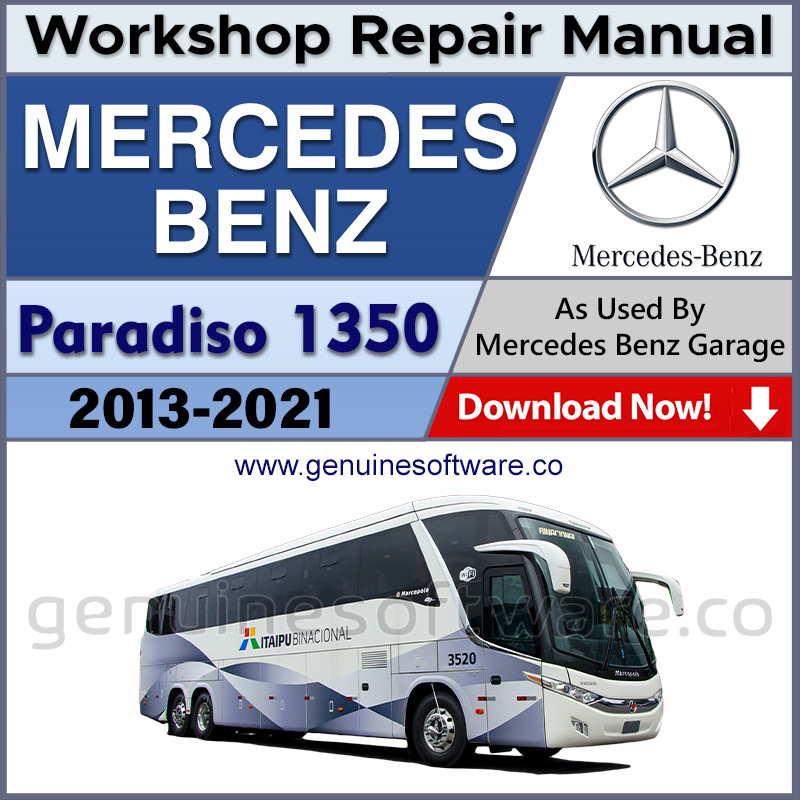 Mercedes Paradiso 1350 Automotive Workshop Repair Manual - Mercedes Repair Software & Wiring Diagrams
