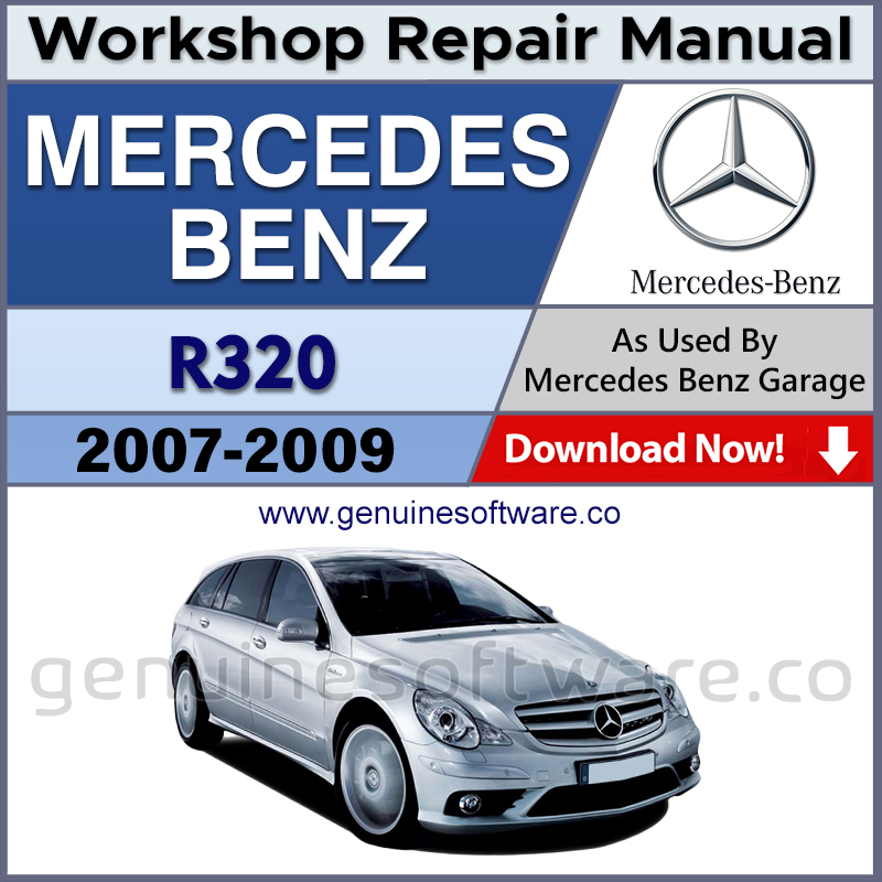 Mercedes R320 Automotive Workshop Repair Manual - Mercedes Repair Software & Wiring Diagrams