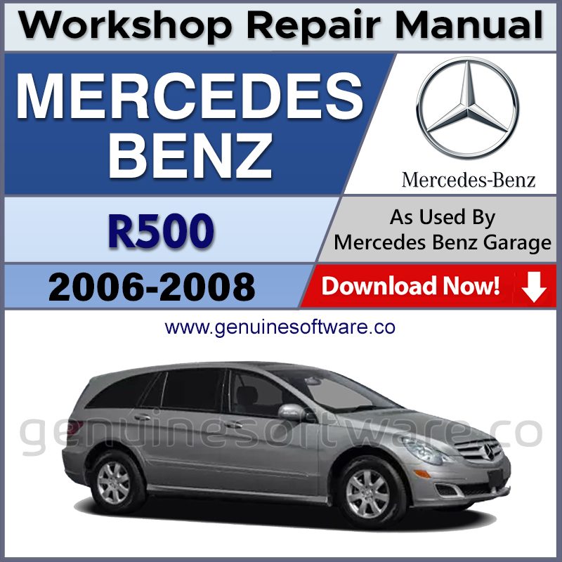 Mercedes R500 Automotive Workshop Repair Manual - Mercedes Repair Software & Wiring Diagrams