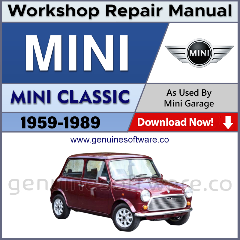 Mini Classic Automotive Workshop Repair Manual - Mini Classic Repair Software & Wiring Diagrams