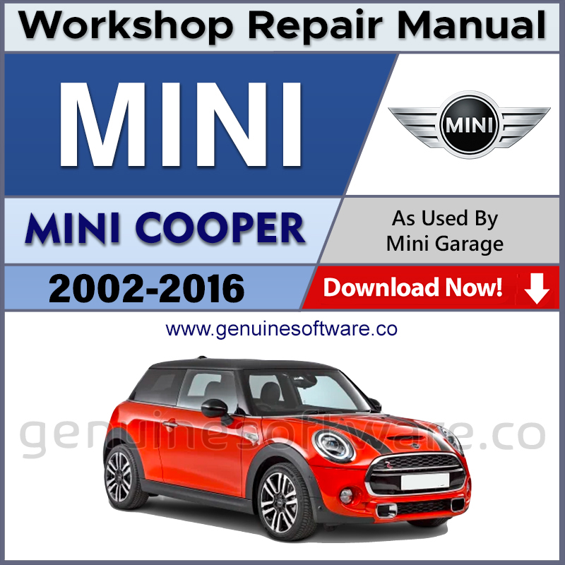 MINI Cooper Automotive Workshop Repair Manual - MINI Cooper Repair Software & Wiring Diagrams
