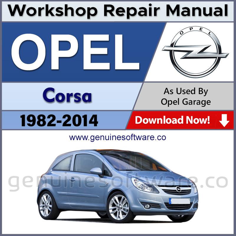 Opel Corsa Automotive Workshop Repair Manual - Opel Corsa Repair Software & Wiring Diagrams