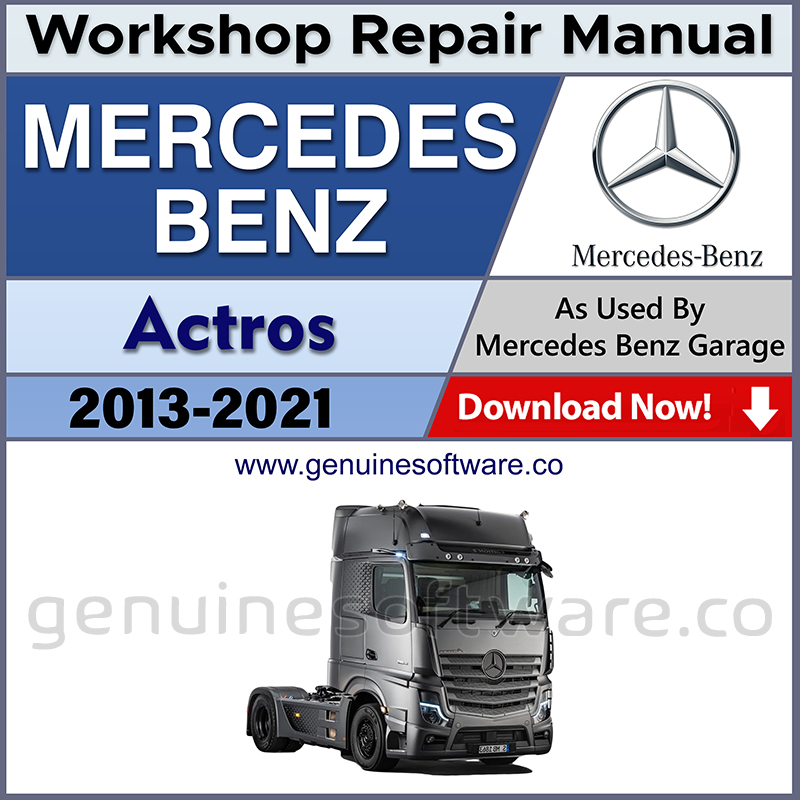 Mercedes Actros Automotive Workshop Repair Manual - Mercedes Repair Software & Wiring Diagrams