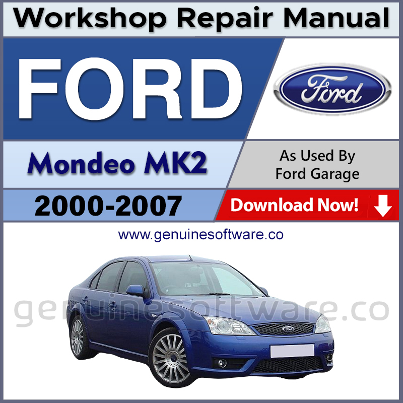 Ford Mondeo Automotive Workshop Repair Manual - Ford Mondeo Repair Software & Wiring Diagrams