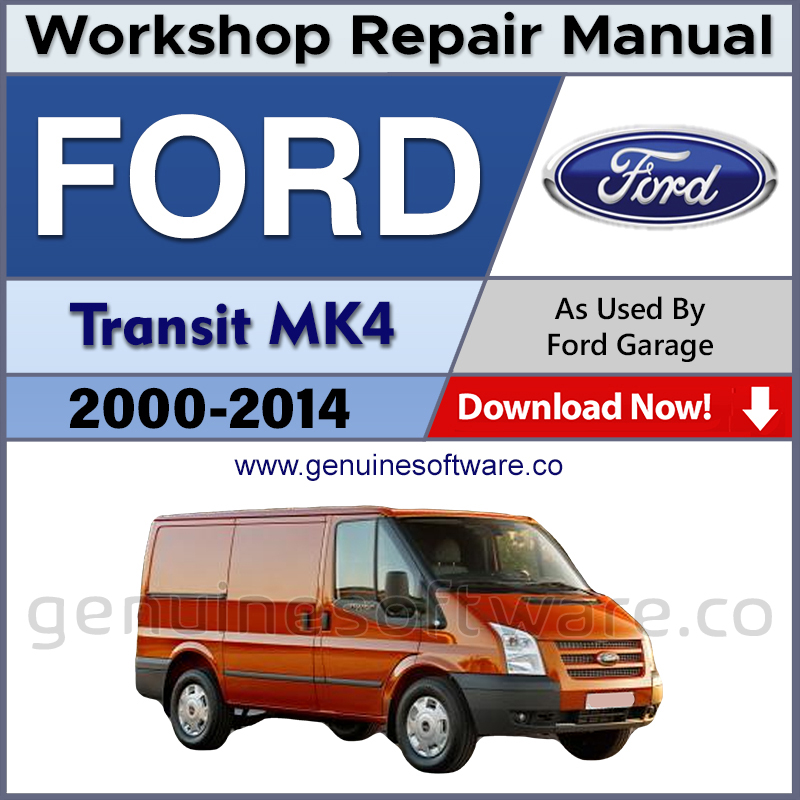 Ford Transit Automotive Workshop Repair Manual - Ford Transit Repair Software & Wiring Diagrams