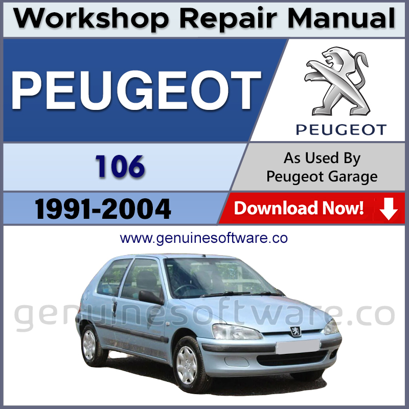 Peugeot 106 Automotive Workshop Repair Manual - Peugeot 106 Repair Software & Wiring Diagrams