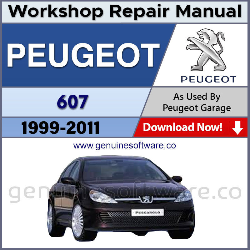 Peugeot 607 Automotive Workshop Repair Manual - Peugeot 607 Repair Software & Wiring Diagrams