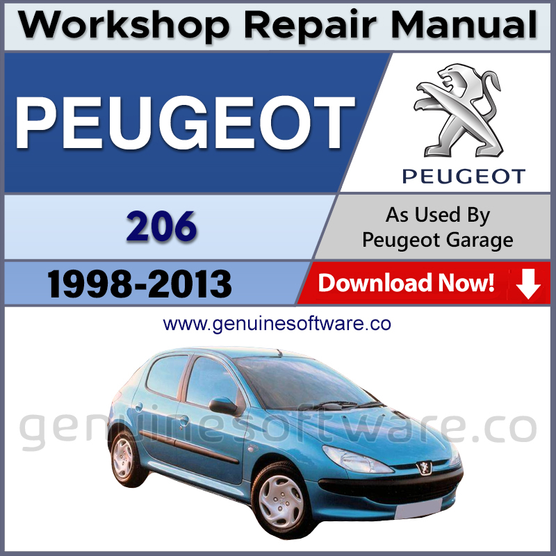 Peugeot 206 Automotive Workshop Repair Manual - Peugeot 206 Repair Software & Wiring Diagrams