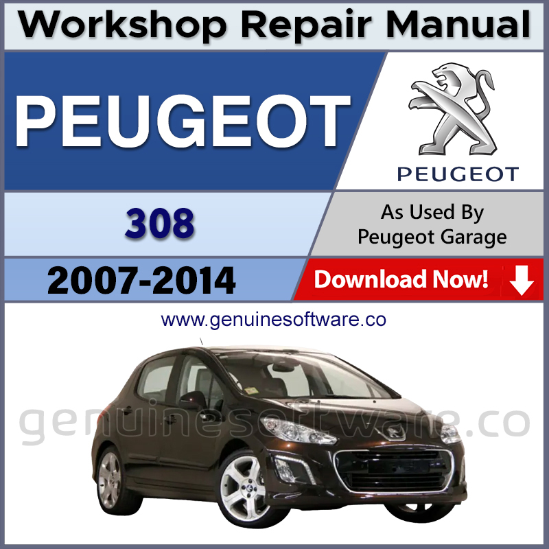 Peugeot 308 Automotive Workshop Repair Manual - Peugeot 308 Repair Software & Wiring Diagrams