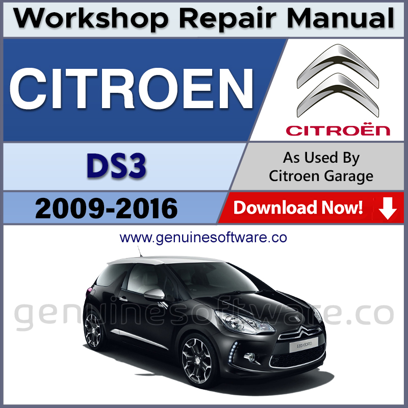 Citroen DS3 Automotive Workshop Repair Manual - Citroen DS3 Repair Software & Wiring Diagrams