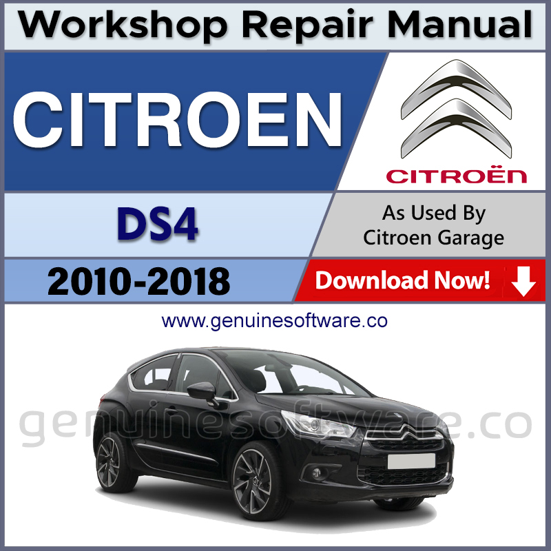 Citroen DS4 Automotive Workshop Repair Manual - Citroen DS4 Repair Software & Wiring Diagrams