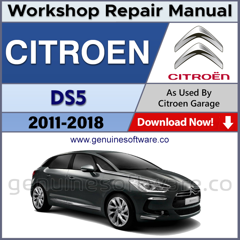 Citroen DS5 Automotive Workshop Repair Manual - Citroen DS5 Repair Software & Wiring Diagrams