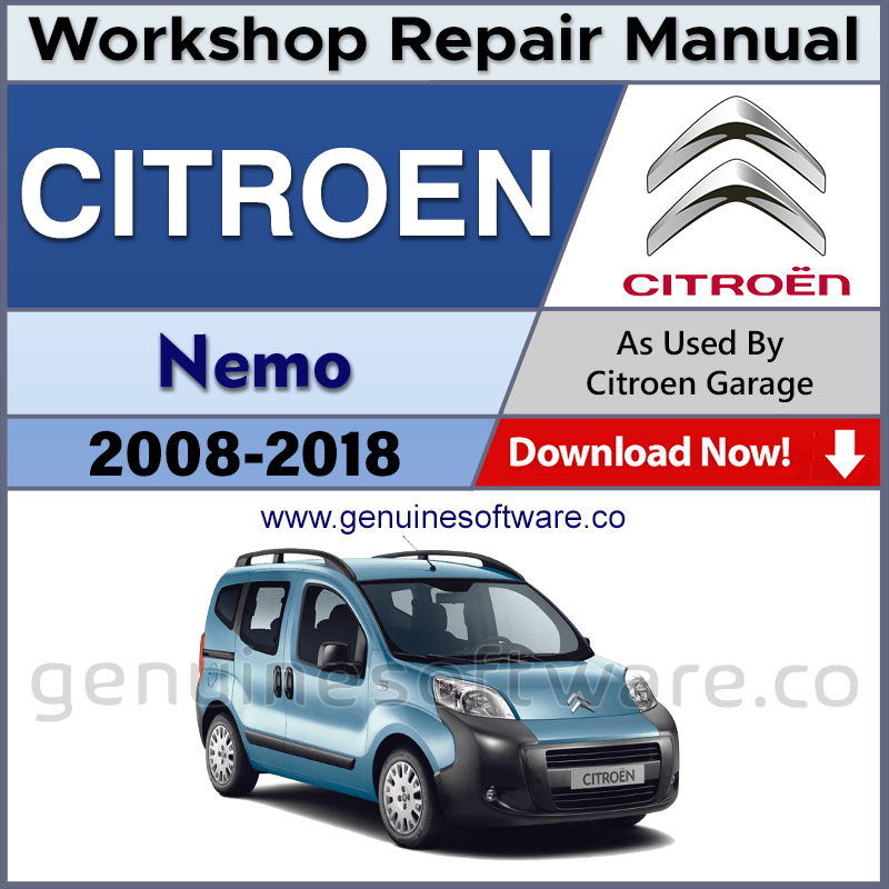 Citroen Nemo Automotive Workshop Repair Manual - Citroen Nemo Repair Software & Wiring Diagrams