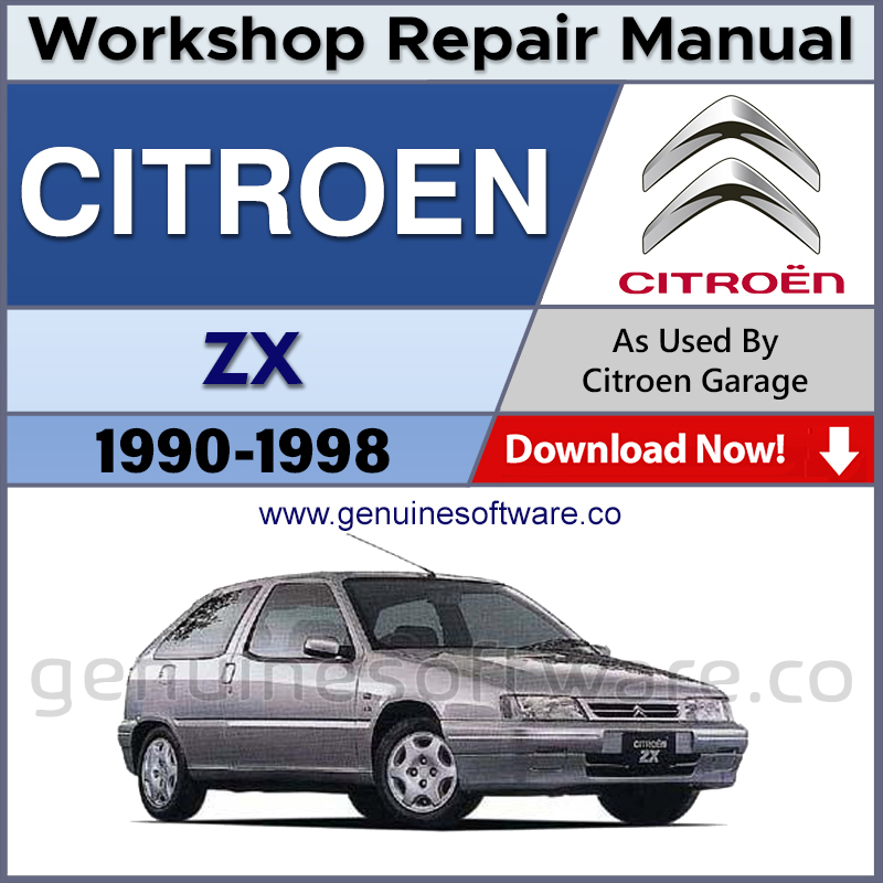 Citroen ZX Automotive Workshop Repair Manual - Citroen ZX Repair Software & Wiring Diagrams