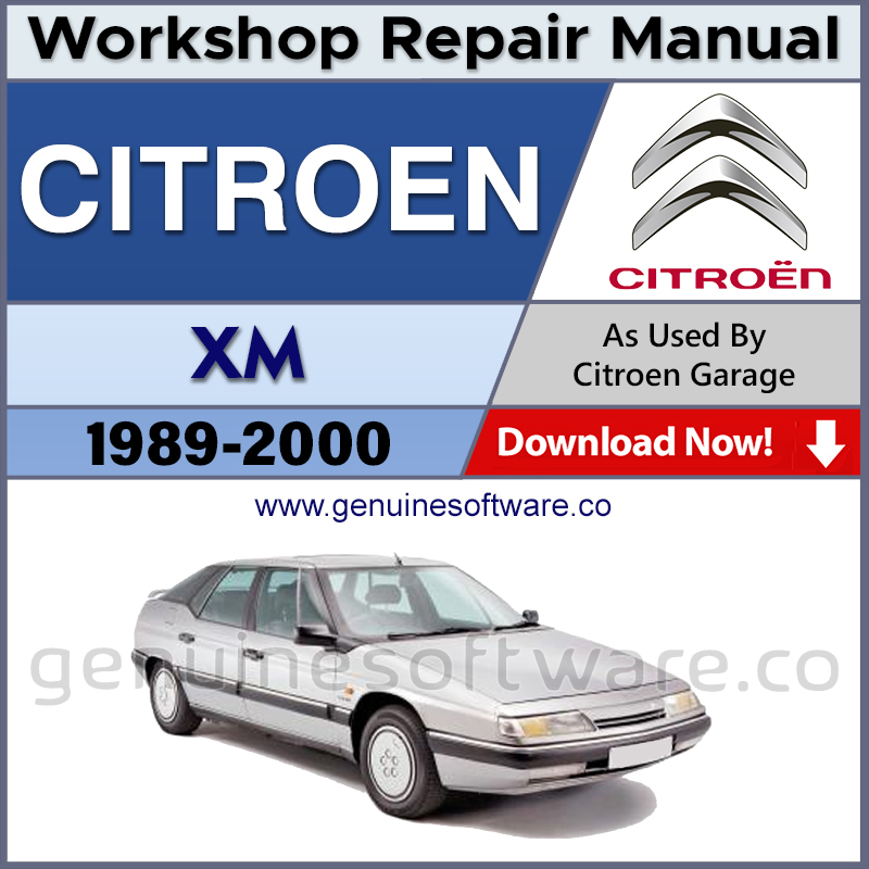 Citroen XM Automotive Workshop Repair Manual - Citroen XM Repair Software & Wiring Diagrams