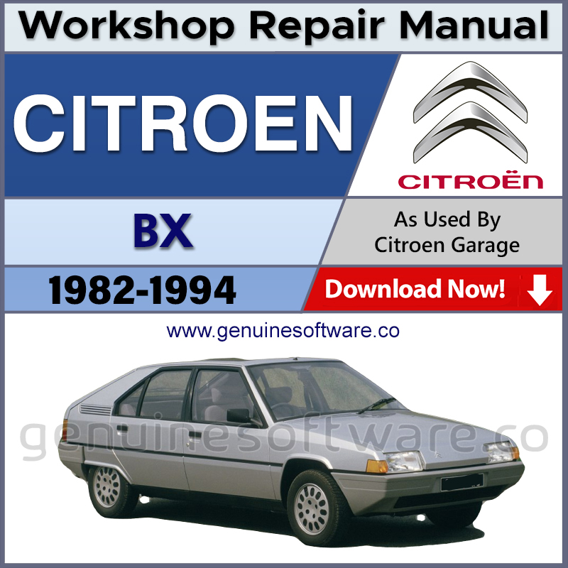 Citroen BX Automotive Workshop Repair Manual - Citroen BX Repair Software & Wiring Diagrams