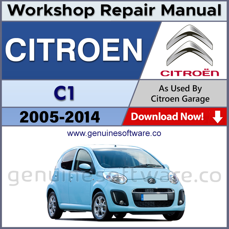 Citroen C1 Automotive Workshop Repair Manual - Citroen C1 Repair Software & Wiring Diagrams