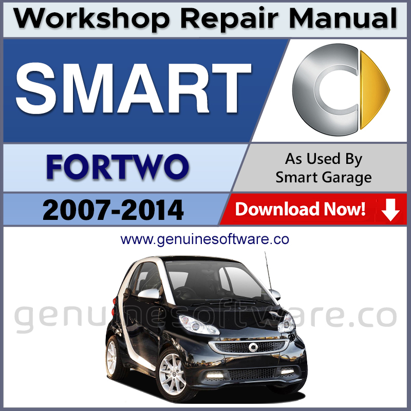 Smart Fortwo Automotive Workshop Repair Manual - Smart Fortwo Repair Software & Wiring Diagrams